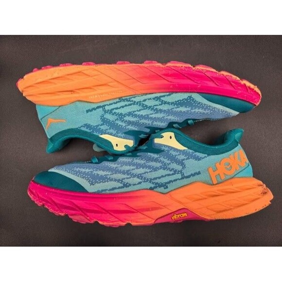 Hoka One One Shoes Mens 12 D Speedgoat 5 Blue Running Trail Outdoor Hiking main image 5